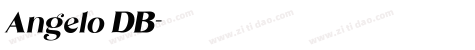Angelo DB字体转换